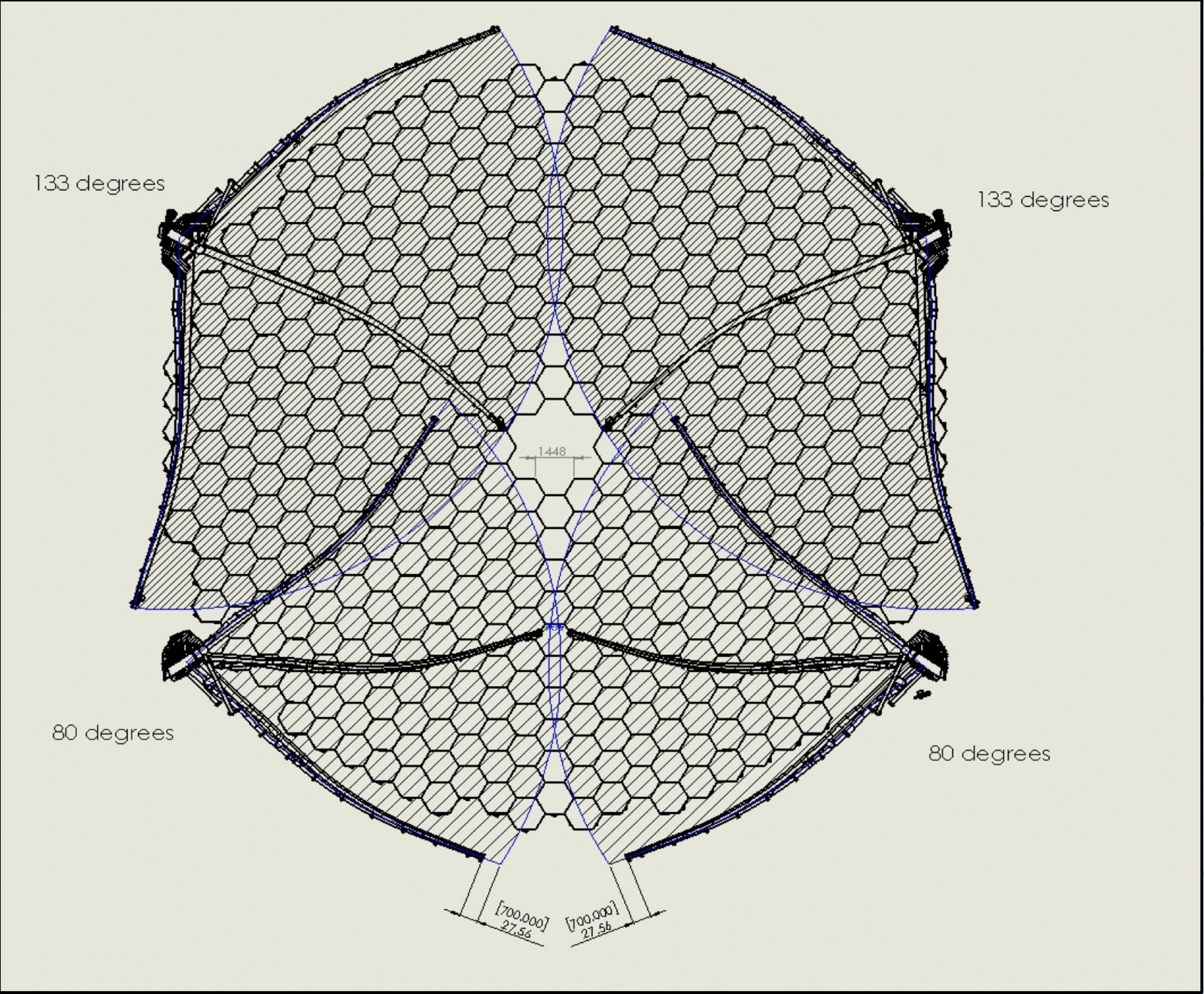 Layout of TMT Primary Mirror Surface Cleaning