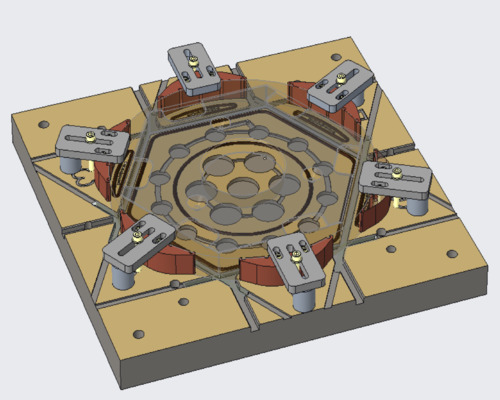 TMT Test Setup for M1 Hexing