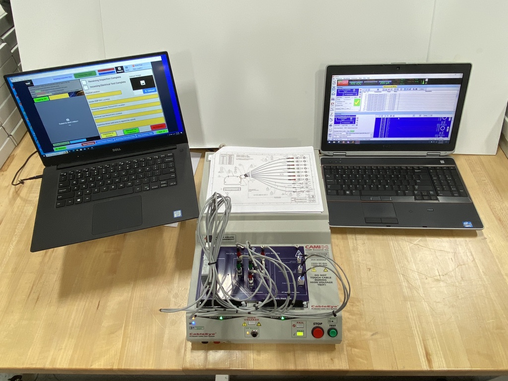 M1CS Warping Harness Cable Testing