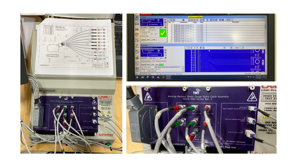 TMT M1CS Warping Harness Cable Test