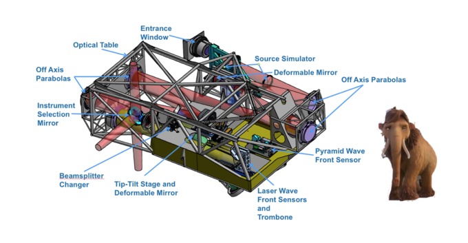 Narrow-Field Infrared Adaptive Optics System