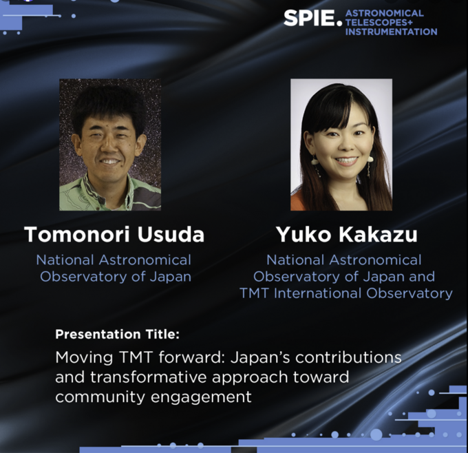 Tomonori Usuda and Yuko Kakazu  @ SPIE 2024