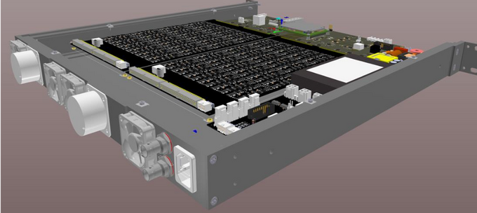 NFIRAOS  actuator electronics pizza box